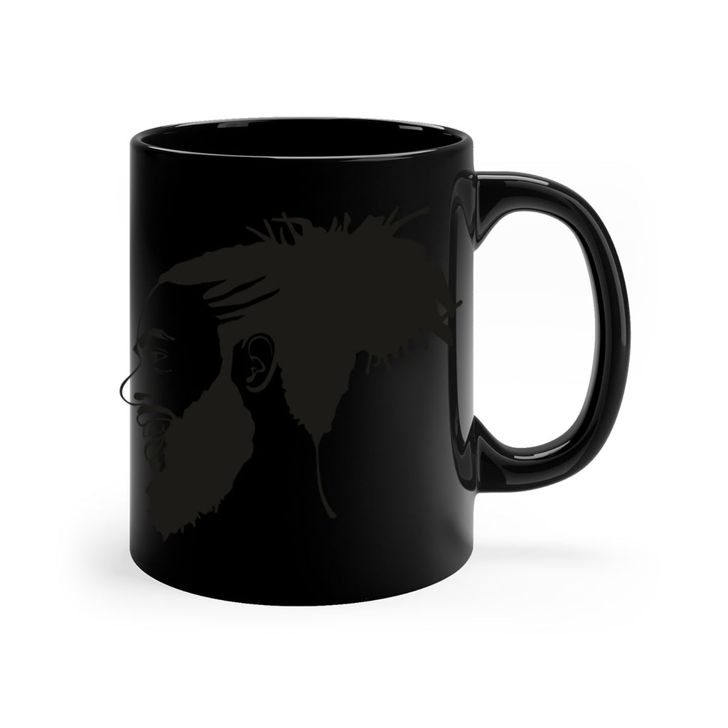 beardman 45#- Black men - Boys-Mug / Coffee Cup