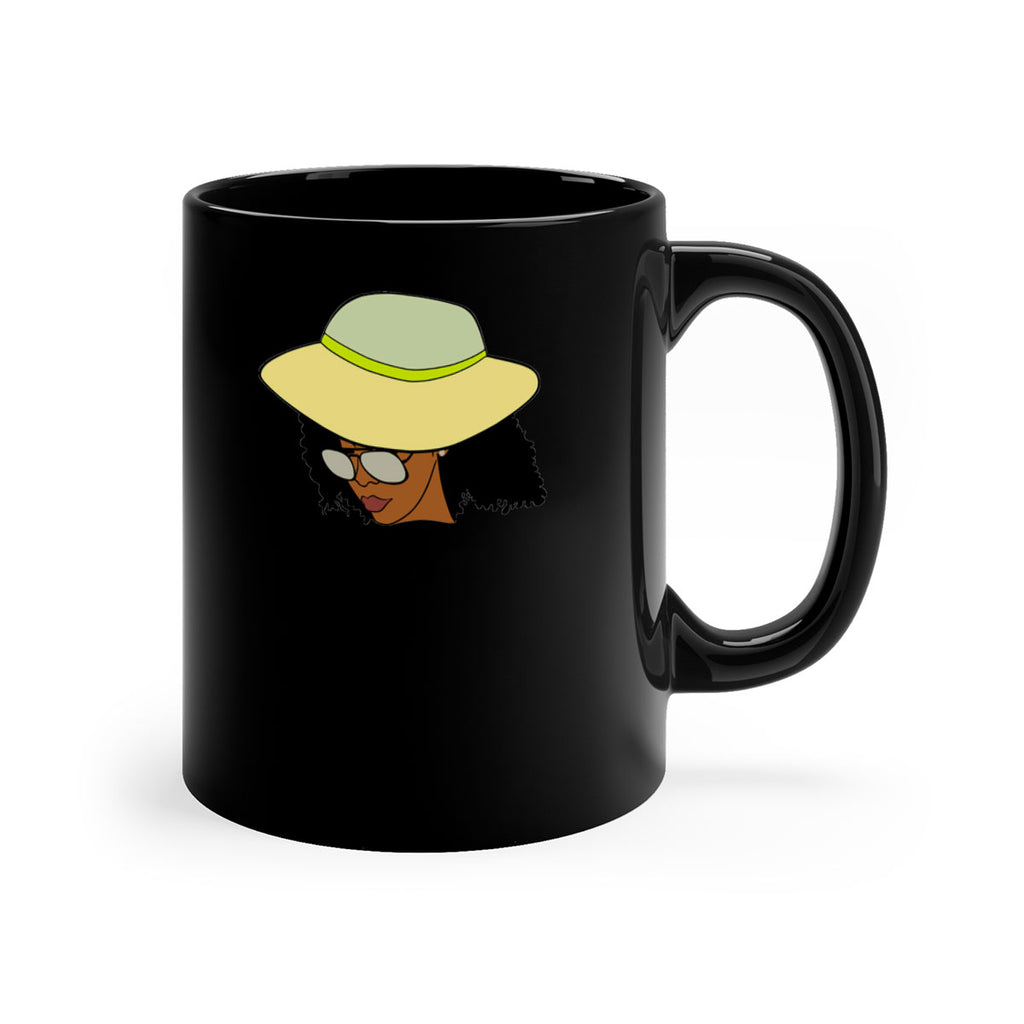 black afro 45#- Black women - Girls-Mug / Coffee Cup