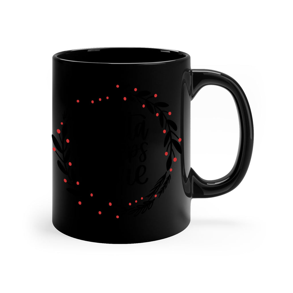 christmas ornamentssanta stops here 175#- christmas-Mug / Coffee Cup