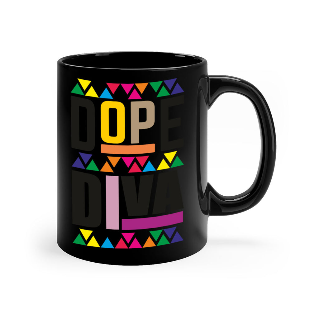 dope diva- black words - phrases-Mug / Coffee Cup