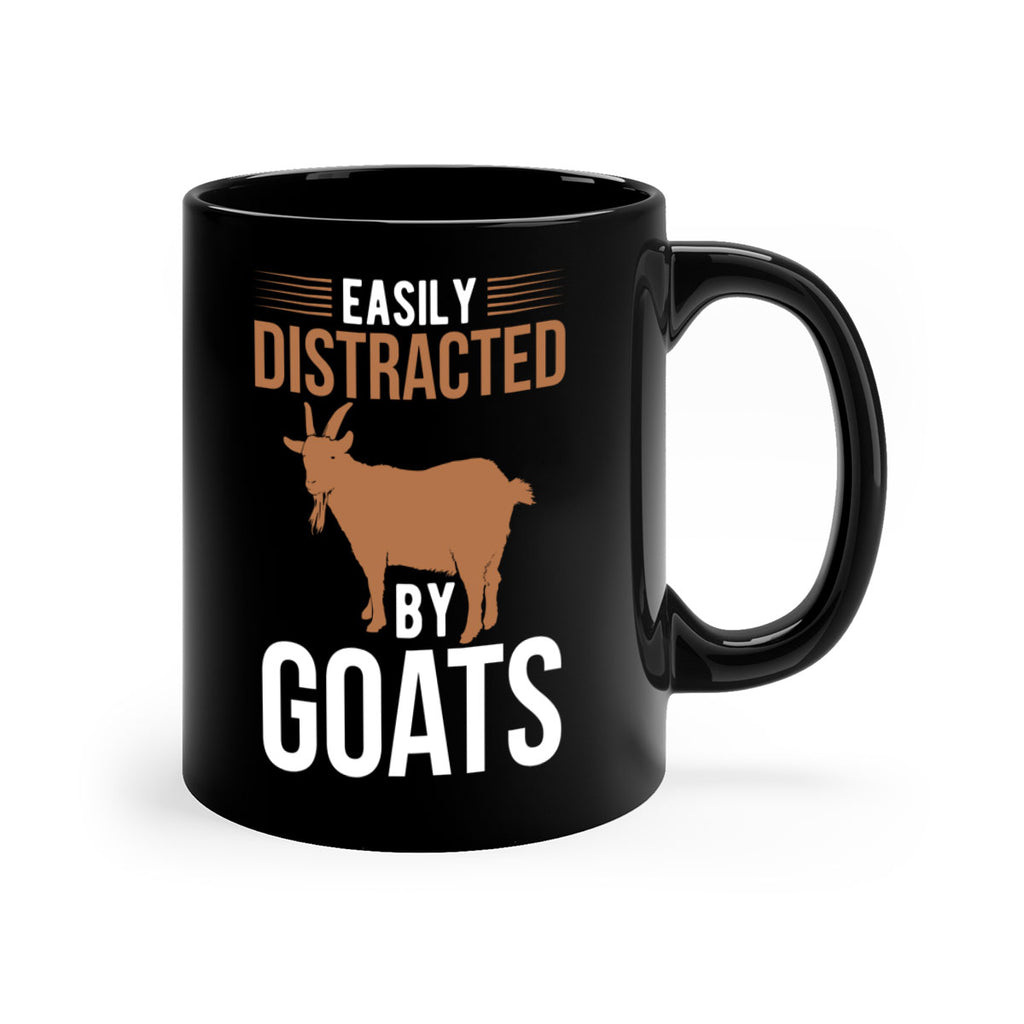 easily distracted by goats Style 5#- goat-Mug / Coffee Cup