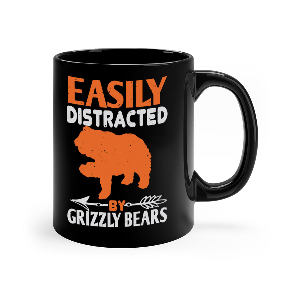 easily distracted by grizzly bears 10#- bear-Mug / Coffee Cup