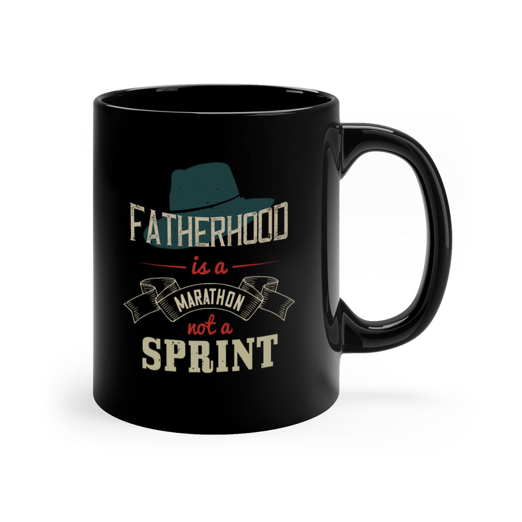 fatherhood is a marathon 227#- fathers day-Mug / Coffee Cup