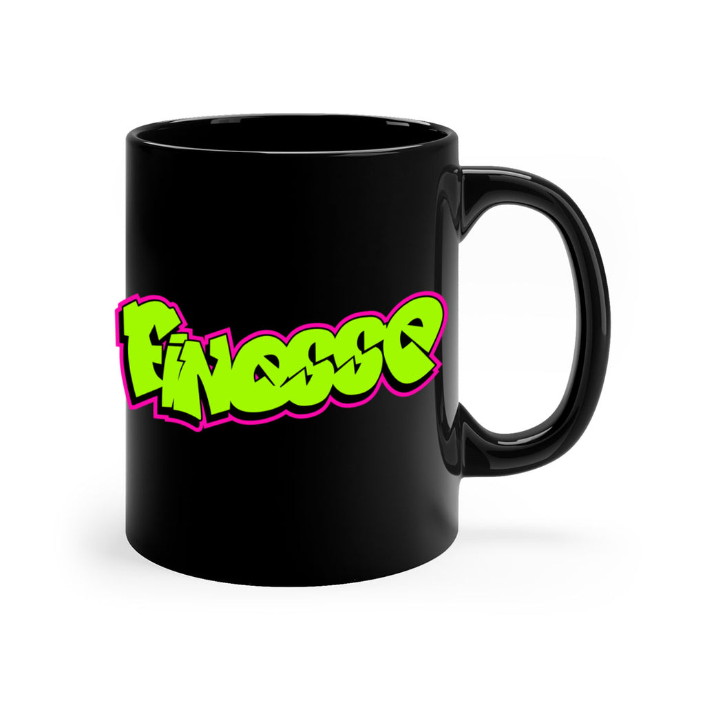 finesse 154#- black words - phrases-Mug / Coffee Cup