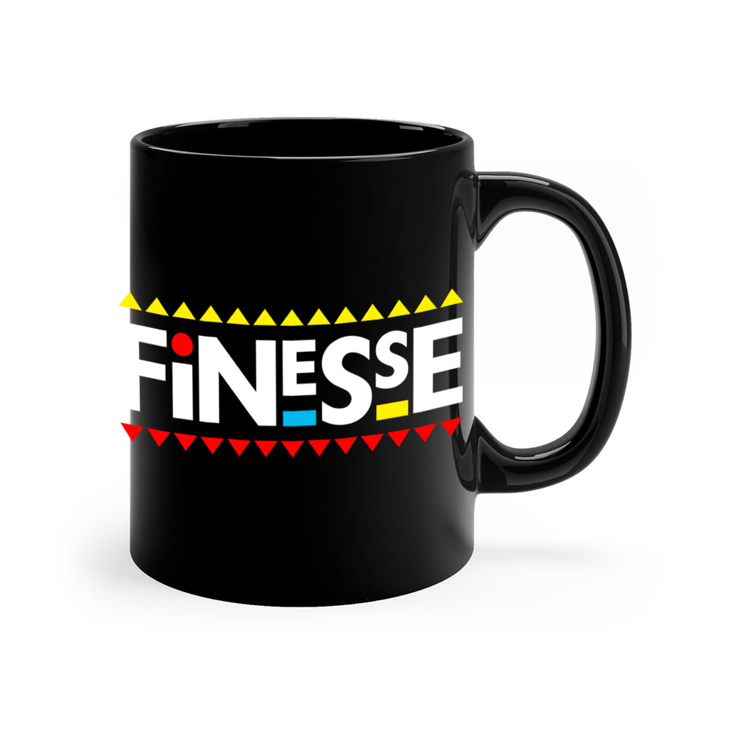 finesse 158#- black words - phrases-Mug / Coffee Cup