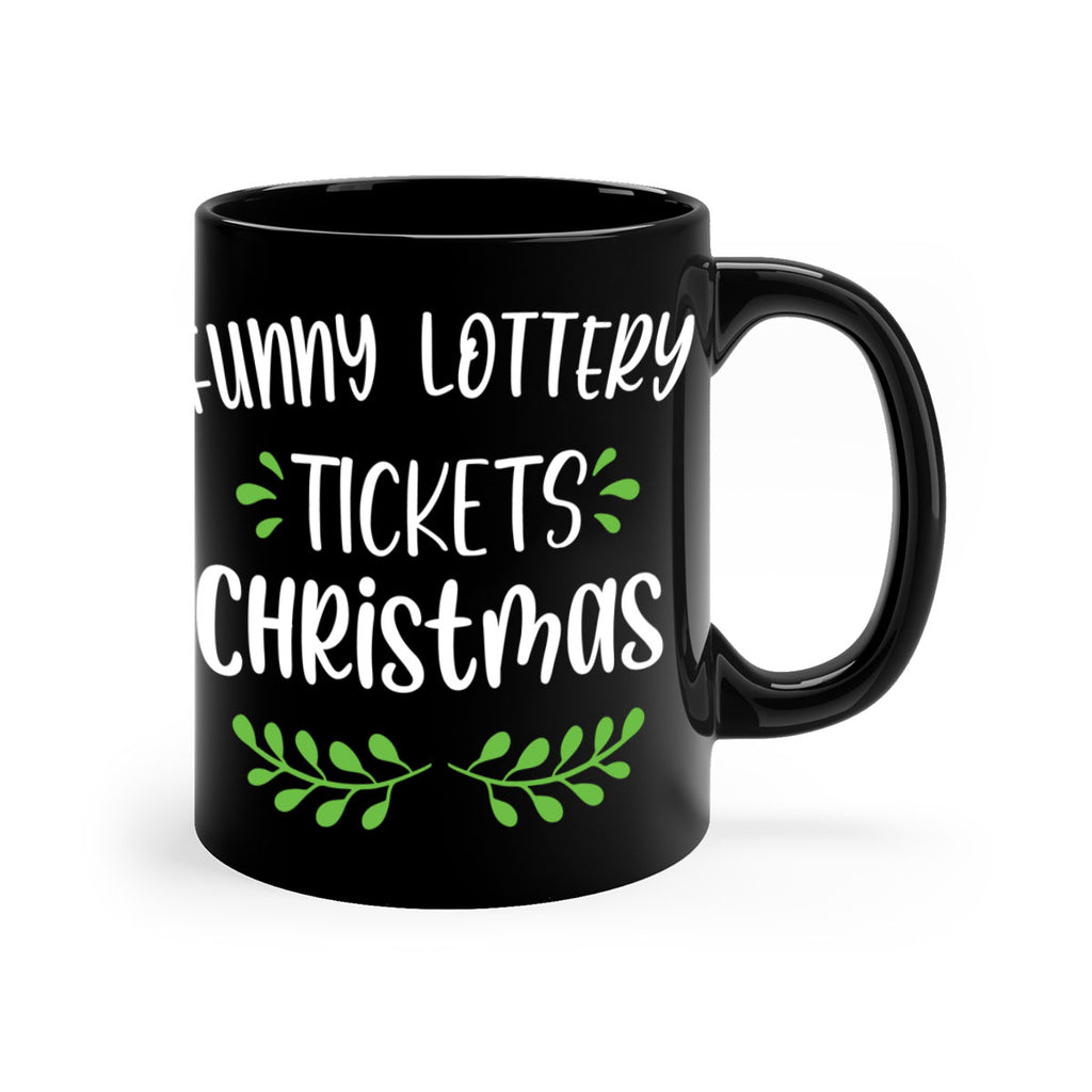 funny lottery tickets christmas style 229#- christmas-Mug / Coffee Cup