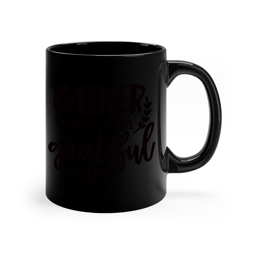 gather here with grateful hearts 62#- thanksgiving-Mug / Coffee Cup