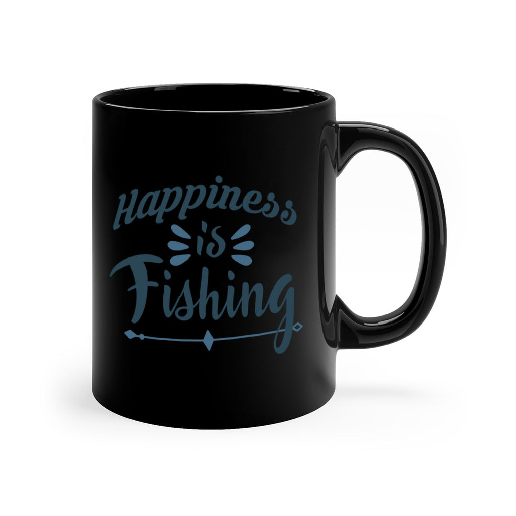 happiness is fishing 122#- fishing-Mug / Coffee Cup