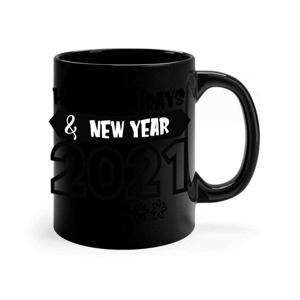 happy holidays new year style 257#- christmas-Mug / Coffee Cup