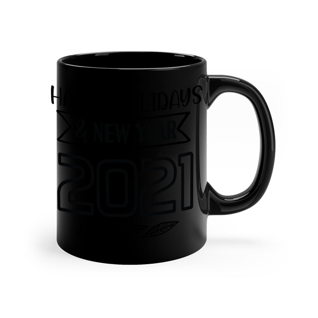 happy holidays new year style 258#- christmas-Mug / Coffee Cup