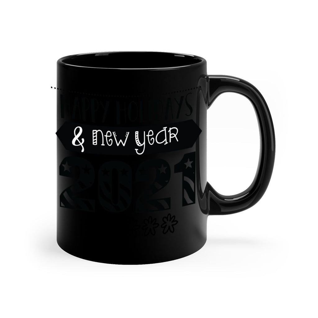 happy holidays new year style 259#- christmas-Mug / Coffee Cup