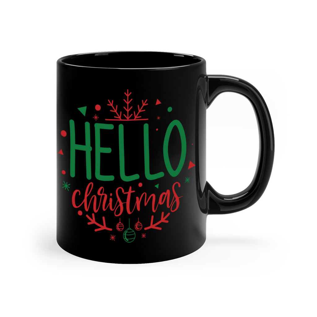 hello christmas style 285#- christmas-Mug / Coffee Cup