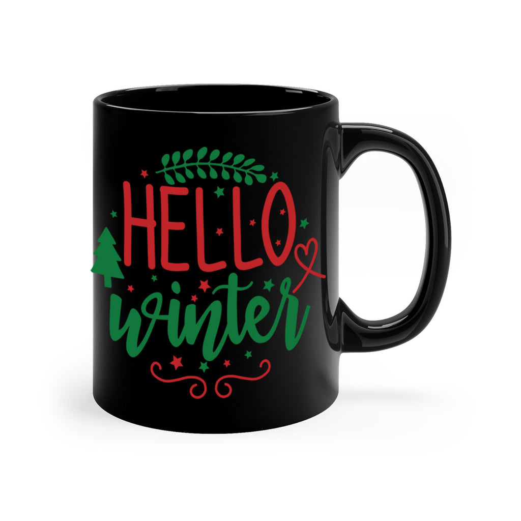 hello winter style 286#- christmas-Mug / Coffee Cup