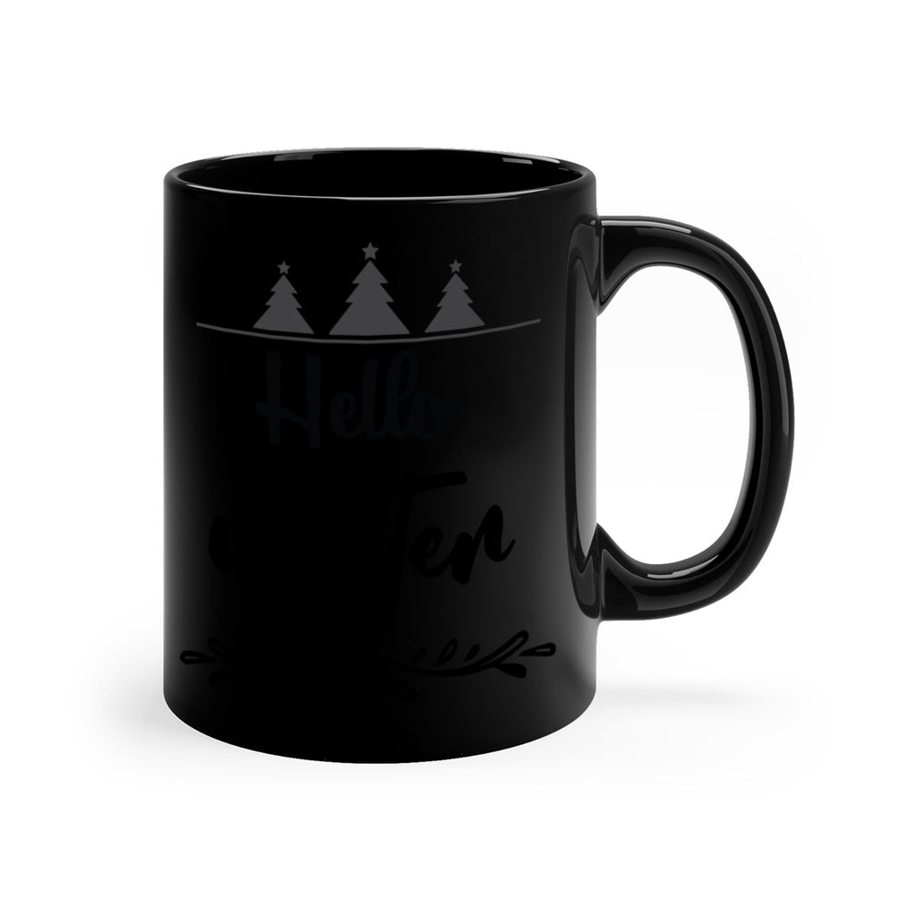 hello winter style 287#- christmas-Mug / Coffee Cup