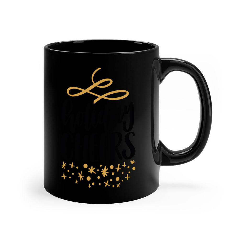 holiday cheers gold 140#- christmas-Mug / Coffee Cup