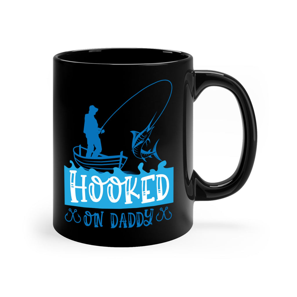 hooked on daddy 218#- fishing-Mug / Coffee Cup