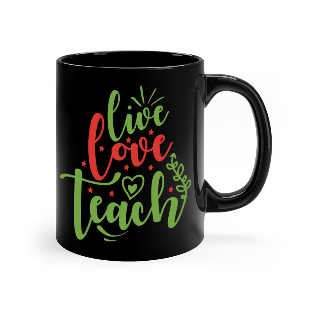 live love teachh 229#- christmas-Mug / Coffee Cup