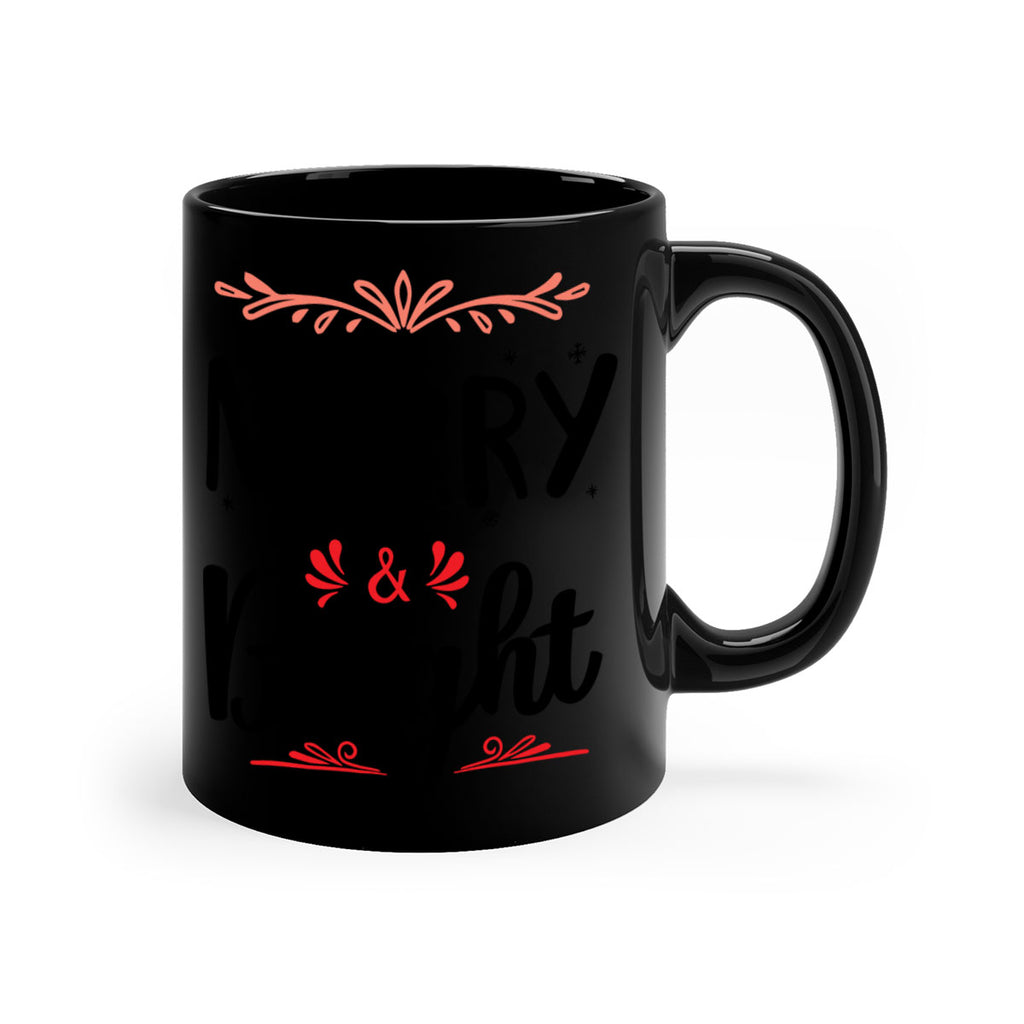 merry & bright style 467#- christmas-Mug / Coffee Cup