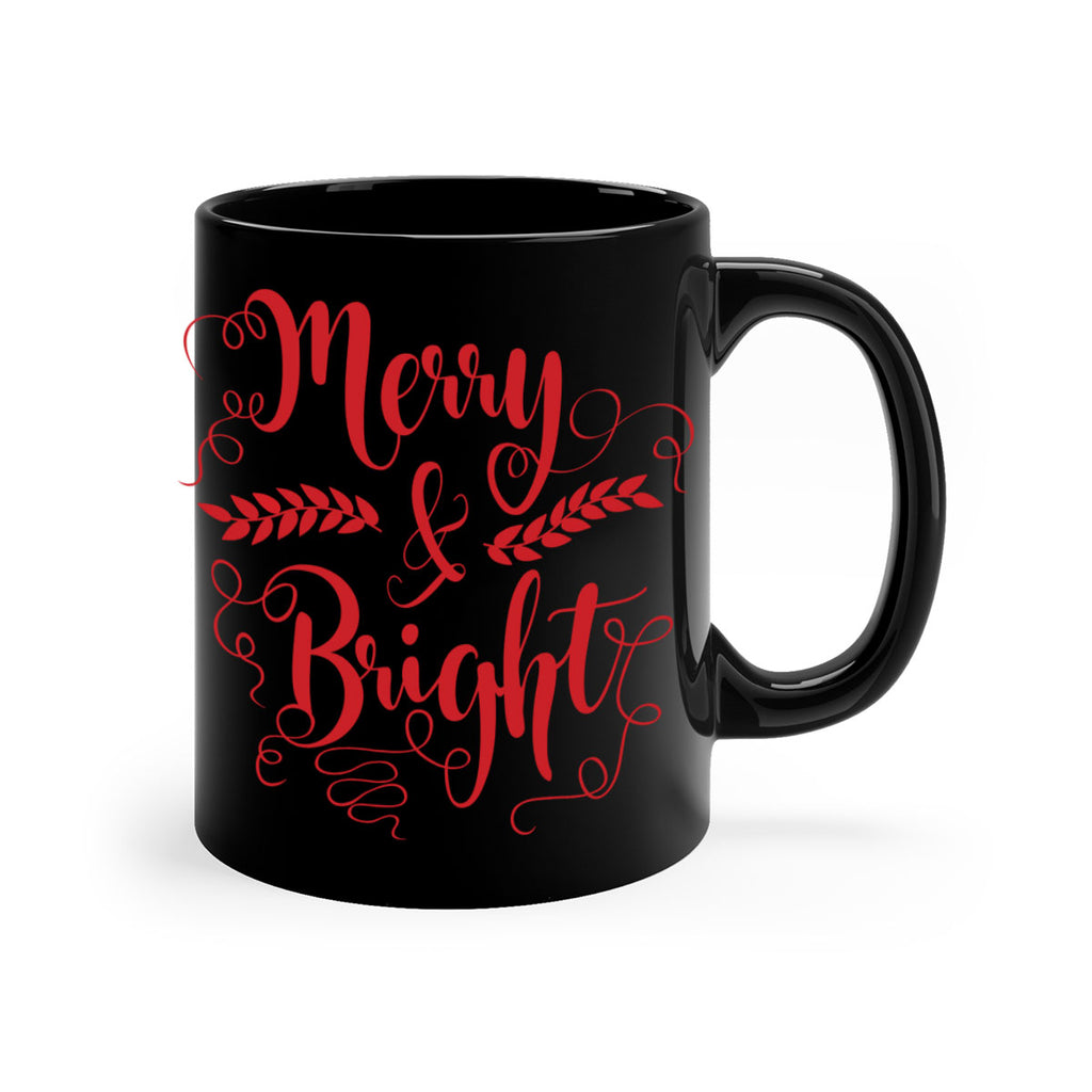 merry & bright style 468#- christmas-Mug / Coffee Cup