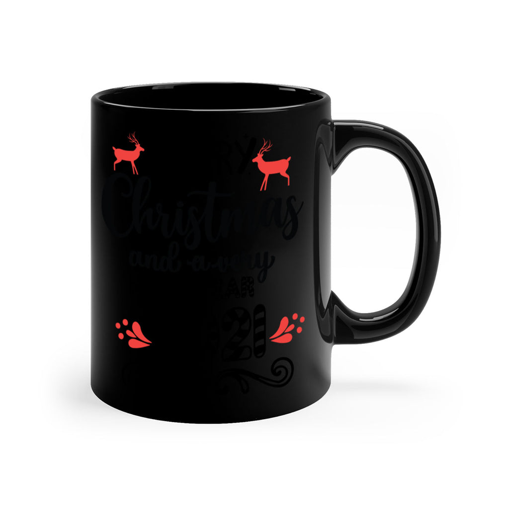 merry christmas and a very happy new year style 487#- christmas-Mug / Coffee Cup