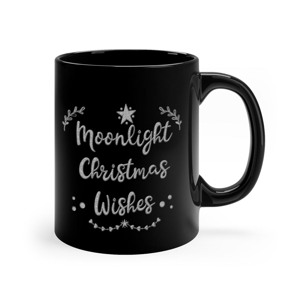 moonlight christmas wishes silver 455#- christmas-Mug / Coffee Cup