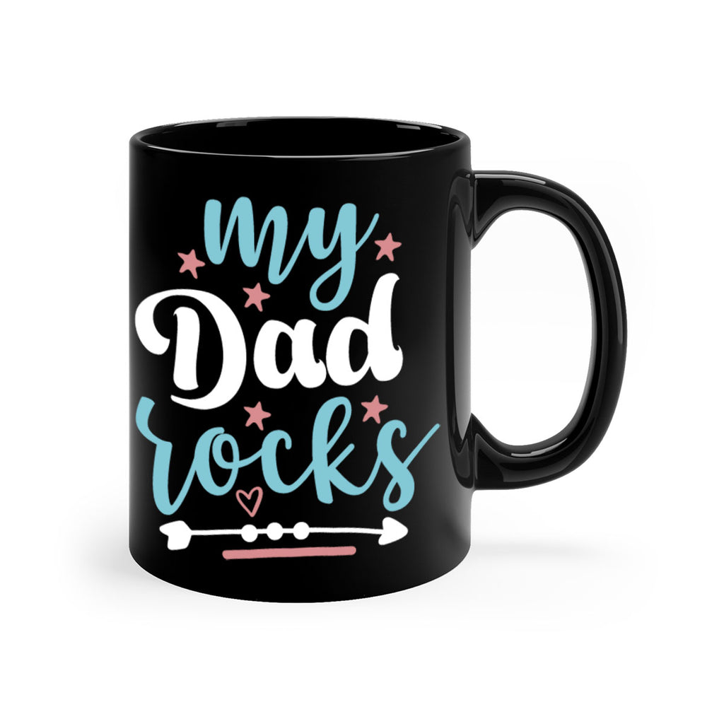 my dad rocks 82#- fathers day-Mug / Coffee Cup