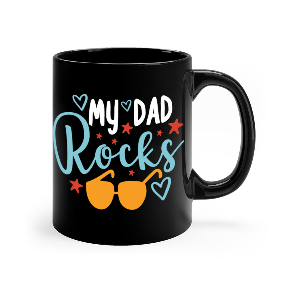 my dad rocks 83#- fathers day-Mug / Coffee Cup