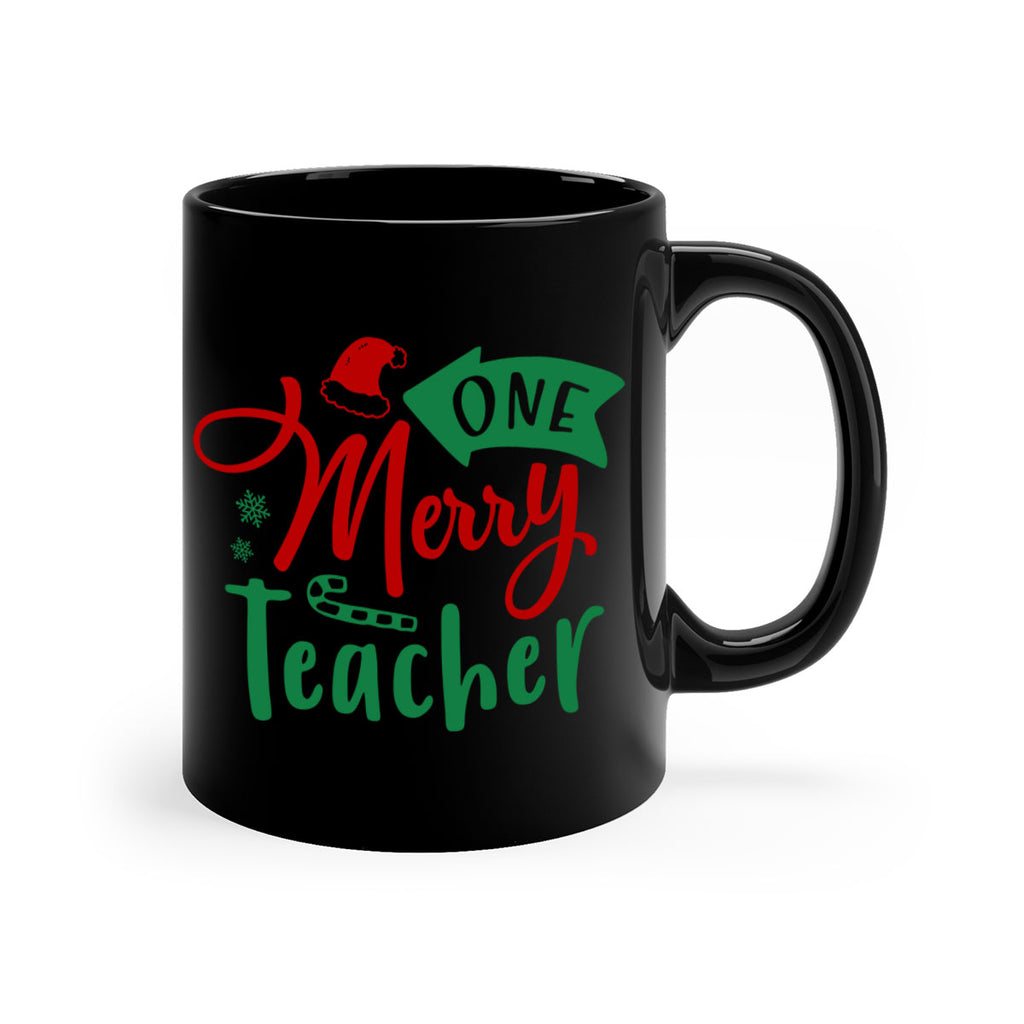 one merry teacher style 575#- christmas-Mug / Coffee Cup