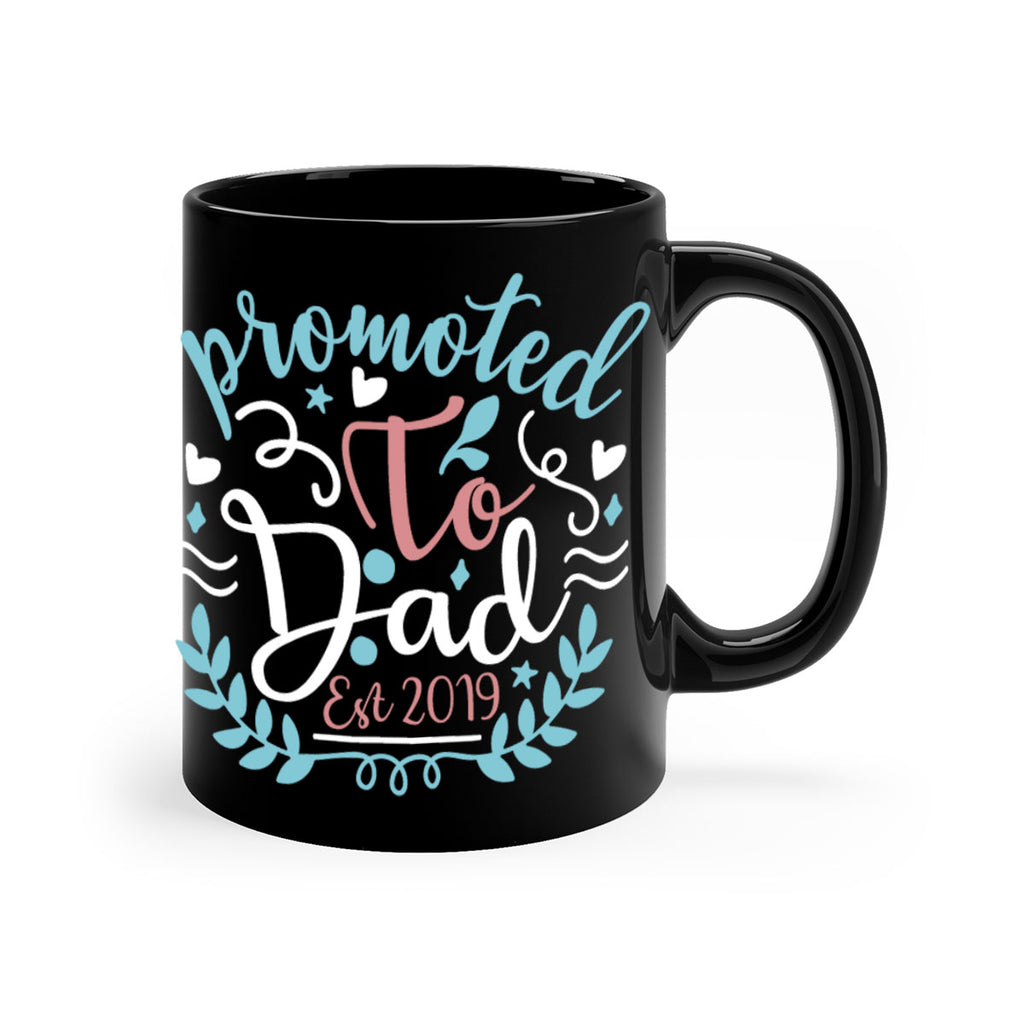 promoted to dad est 10#- fathers day-Mug / Coffee Cup