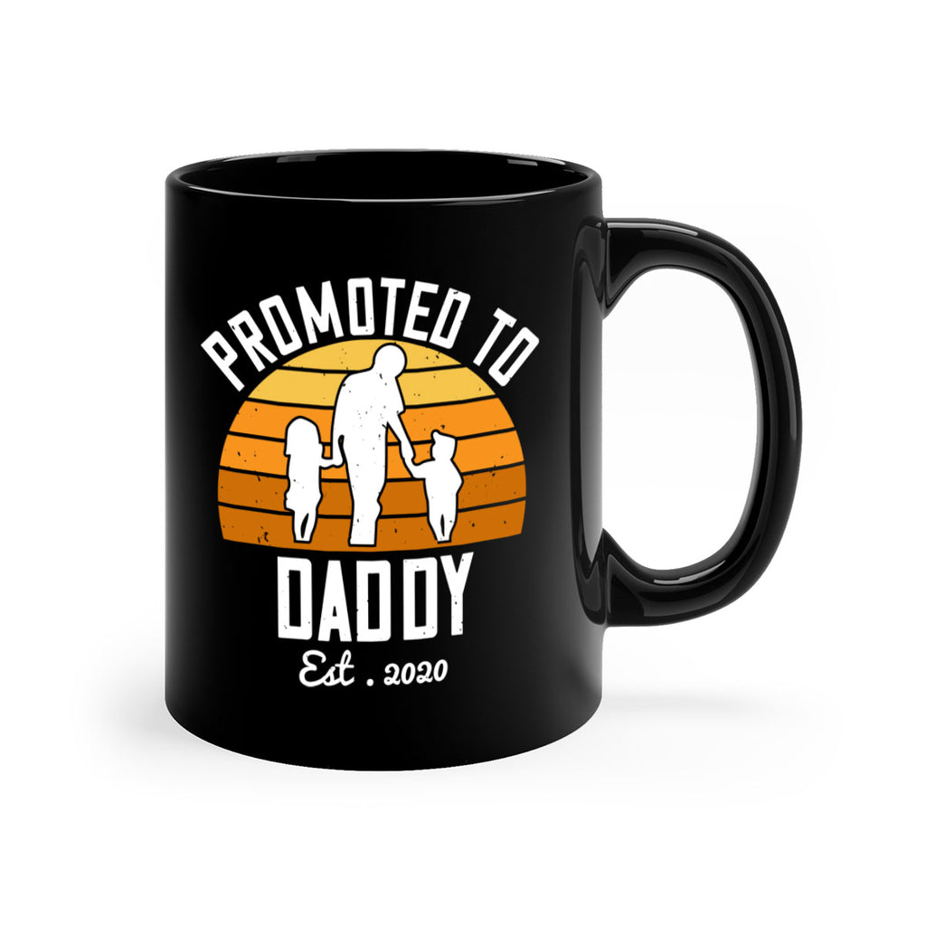 promoted to daddy est 187#- fathers day-Mug / Coffee Cup