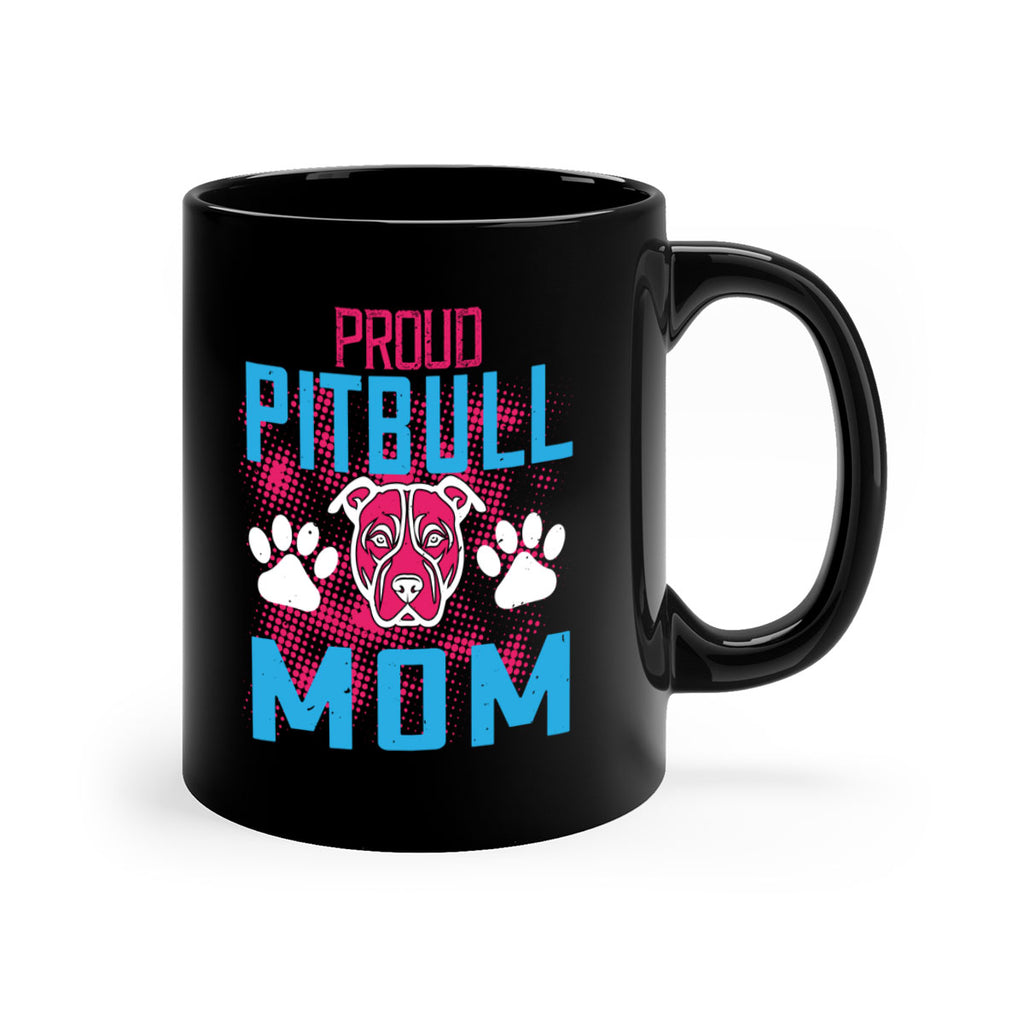 proud pitbull mom 70#- mom-Mug / Coffee Cup