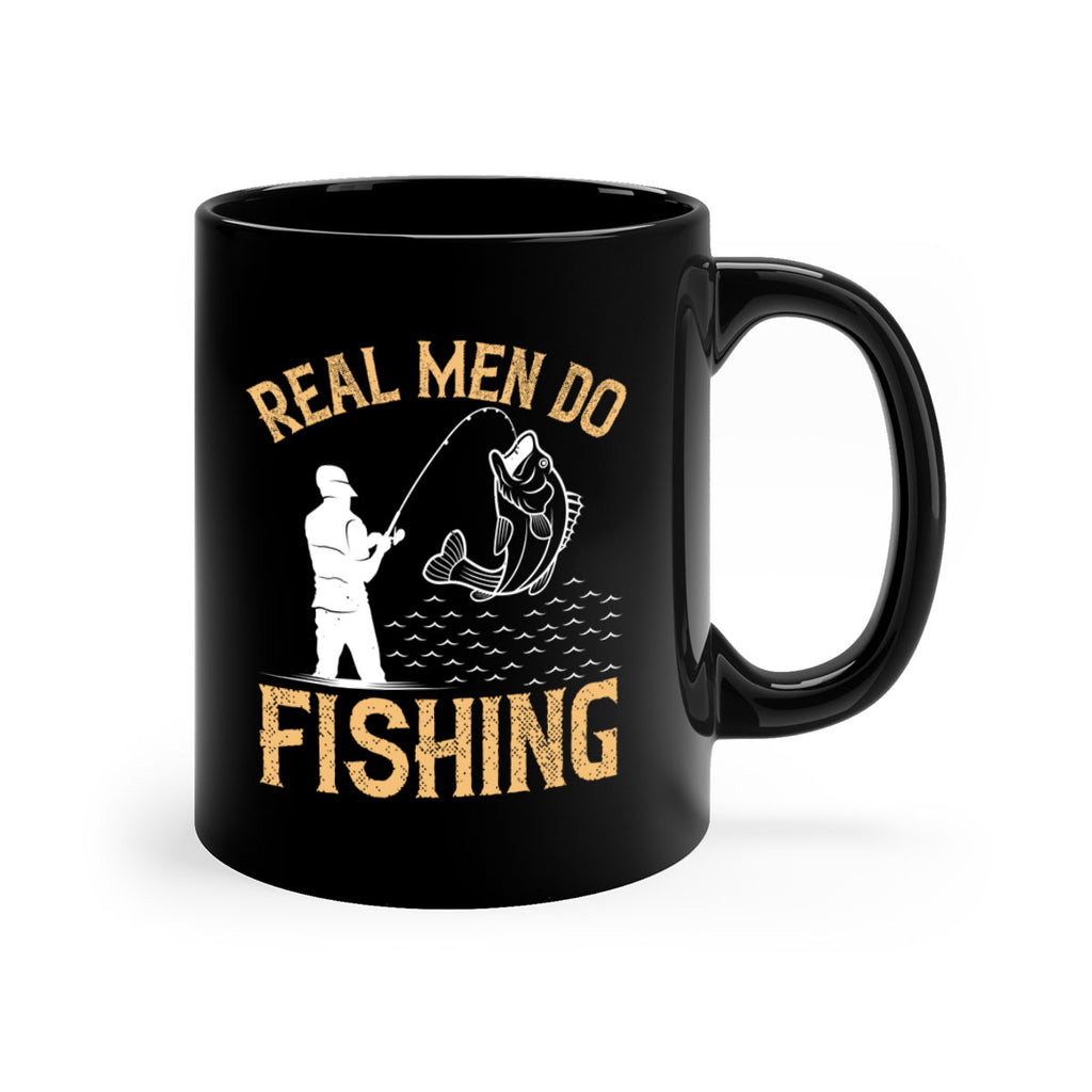 real men do fishing 240#- fishing-Mug / Coffee Cup