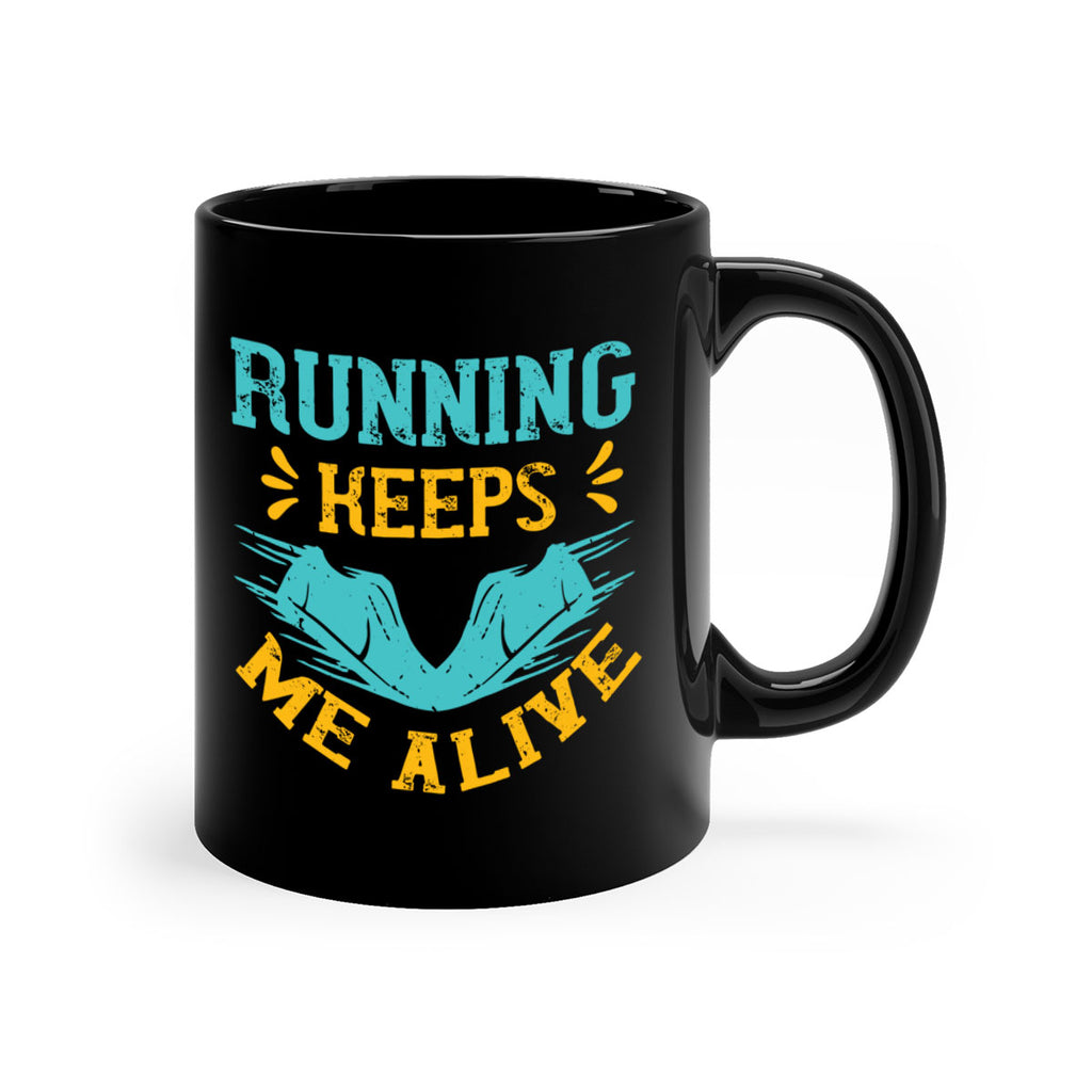 running keeps me alive 19#- running-Mug / Coffee Cup