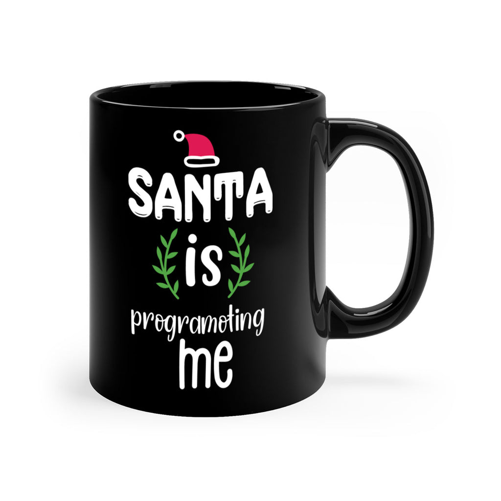 santa is programoting me style 606#- christmas-Mug / Coffee Cup