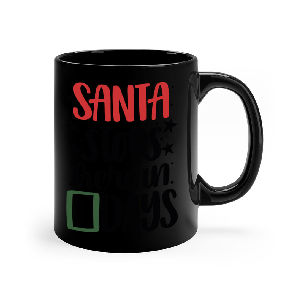 santa stops here in days 59#- christmas-Mug / Coffee Cup