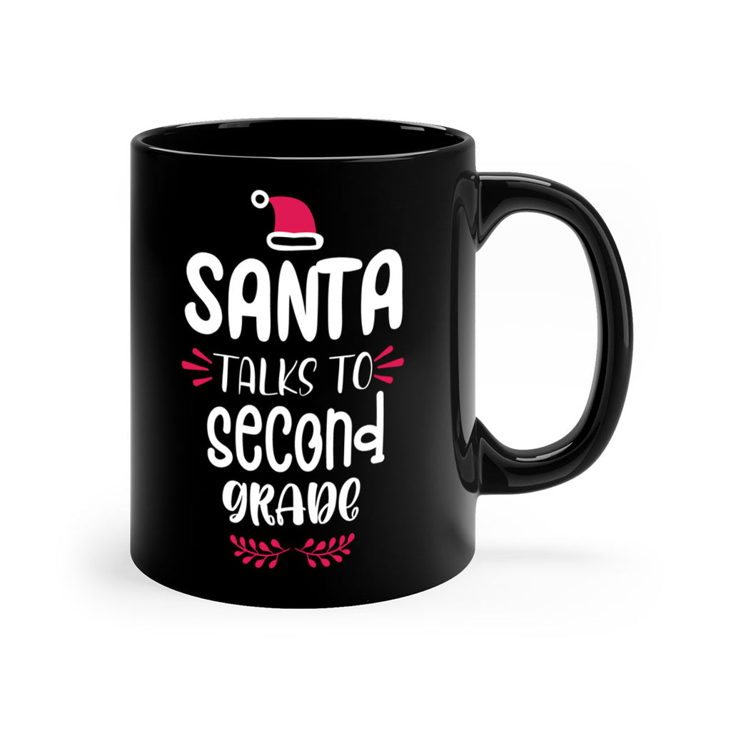 santa talks to second grade style 610#- christmas-Mug / Coffee Cup