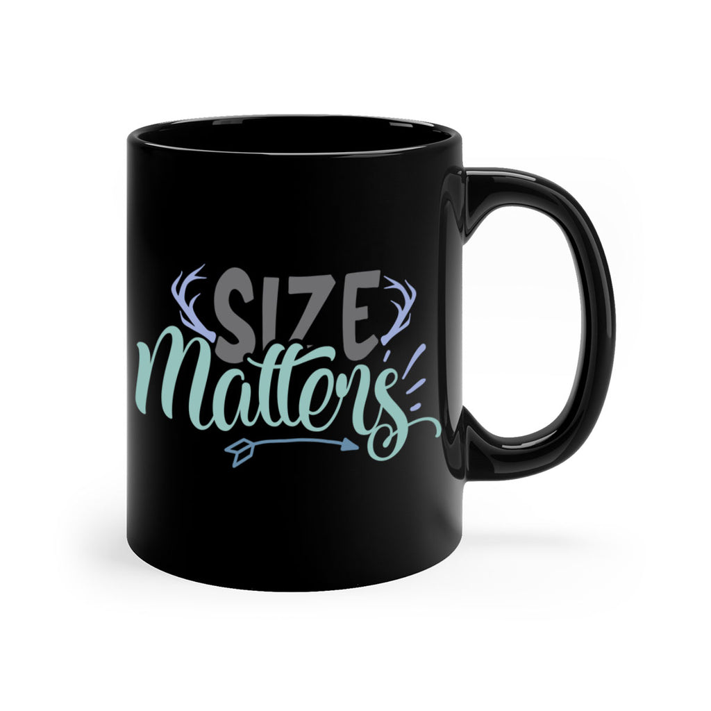 size matters 195#- fishing-Mug / Coffee Cup