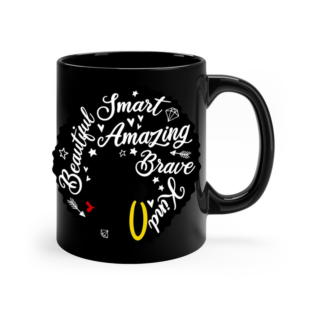 smart beautiful Style 5#- Black women - Girls-Mug / Coffee Cup