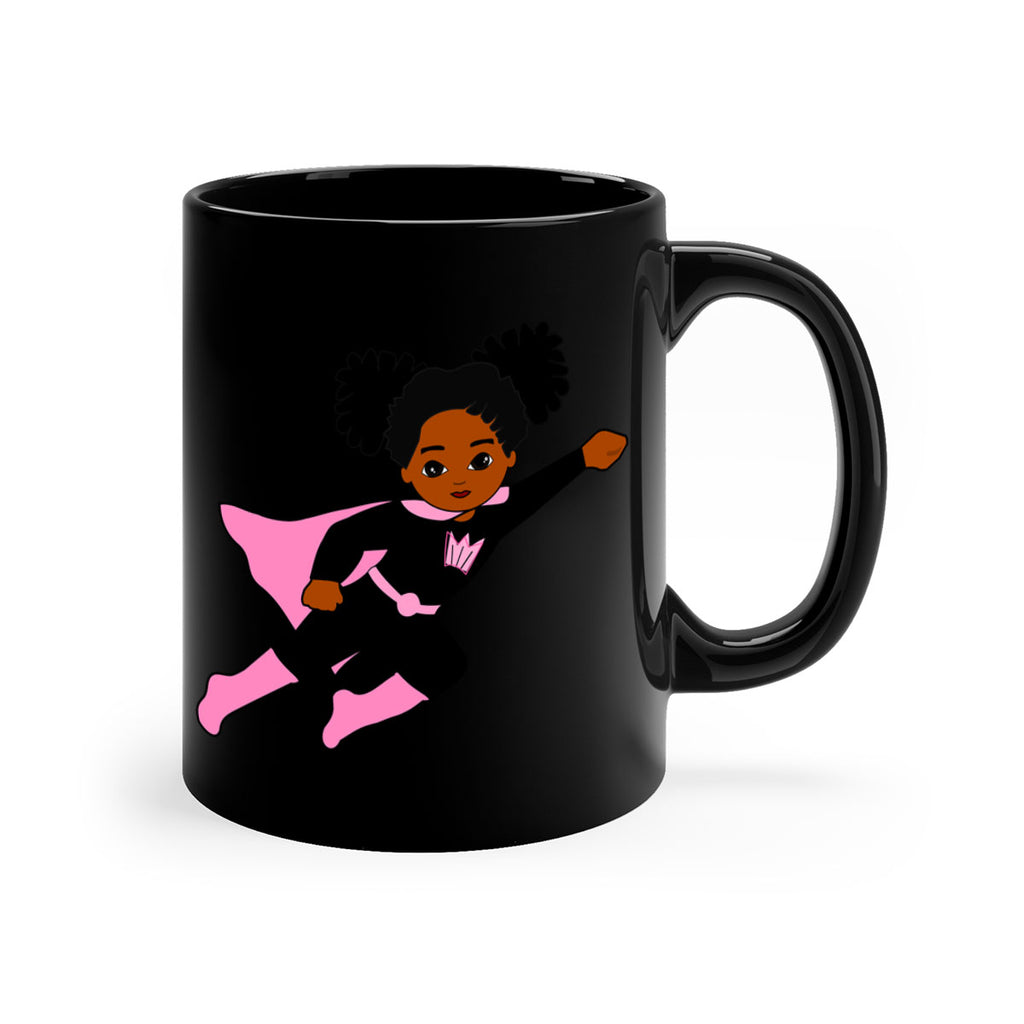 super kids girl 11#- Black women - Girls-Mug / Coffee Cup