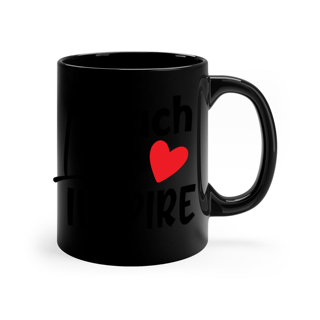 teach love inspre Style 146#- teacher-Mug / Coffee Cup