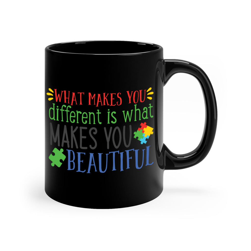what makes you different is what makes you beautiful Style 3#- autism-Mug / Coffee Cup