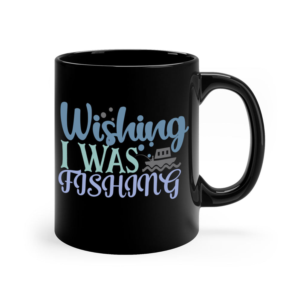 wishing i was fishing 190#- fishing-Mug / Coffee Cup