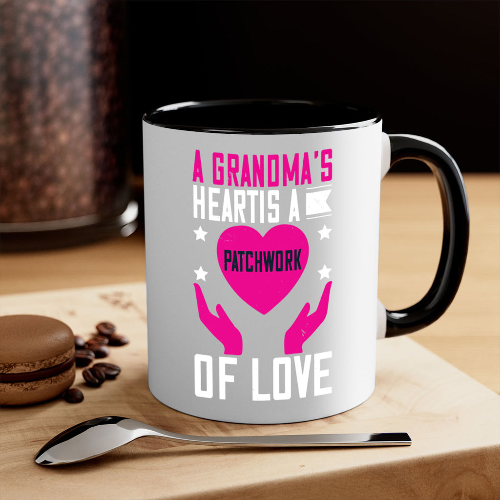 A grandma’s heart is a patchwork of love 86#- grandma-Mug / Coffee Cup