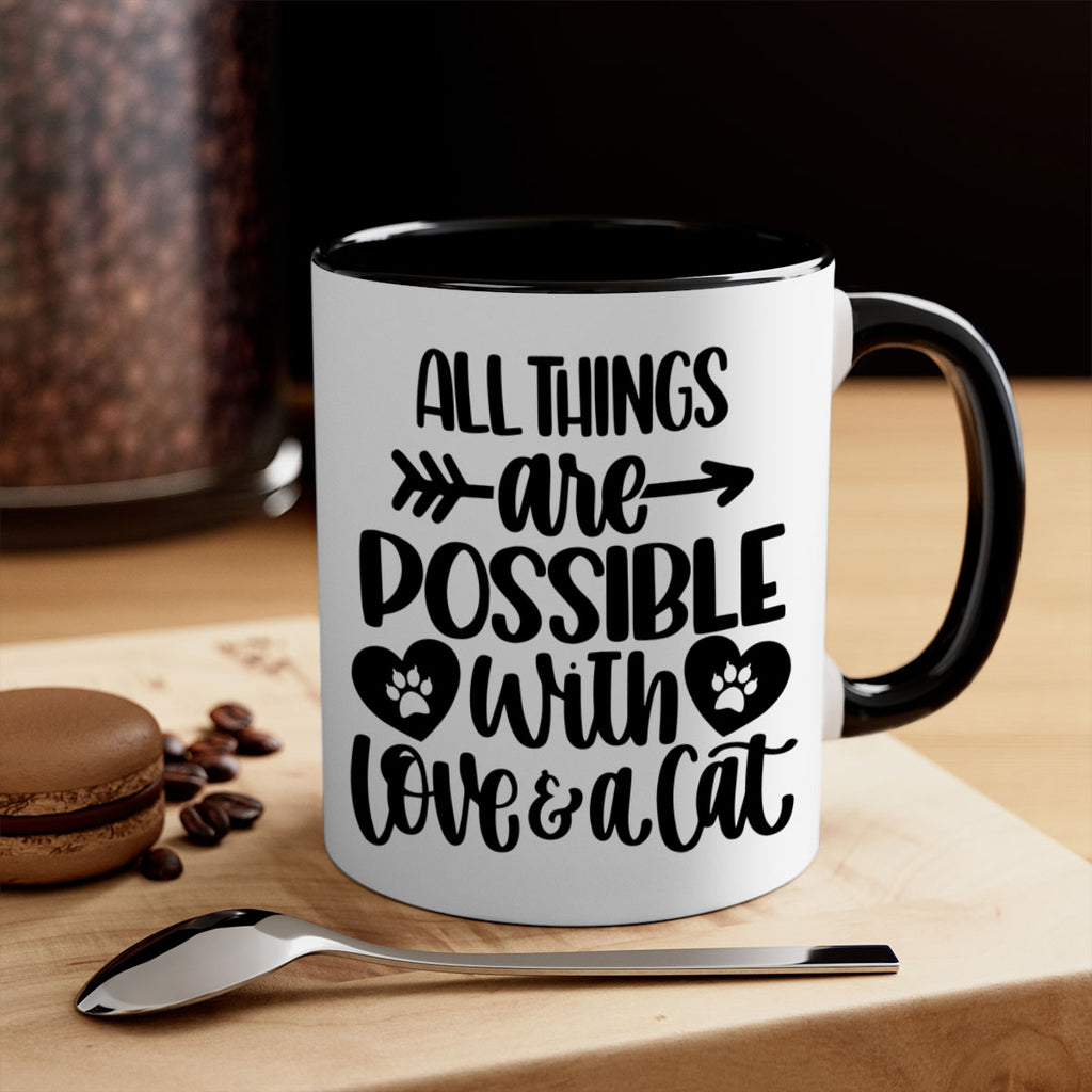 All Things Are Possible Style 75#- cat-Mug / Coffee Cup