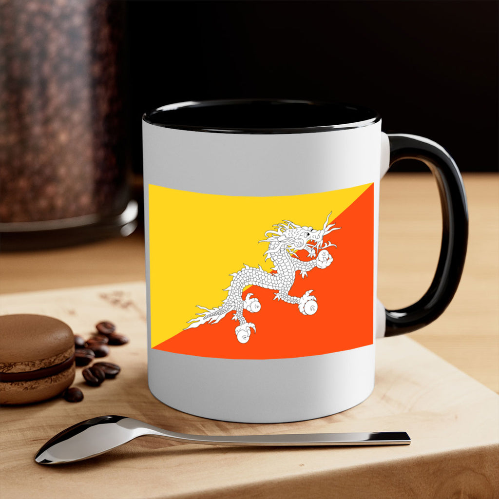 Bhutan 178#- world flag-Mug / Coffee Cup