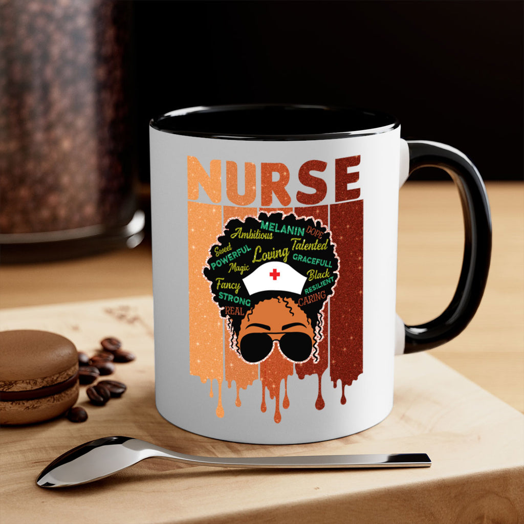 Black Nurse African Melanin Juneteenth 22#- juneteenth-Mug / Coffee Cup