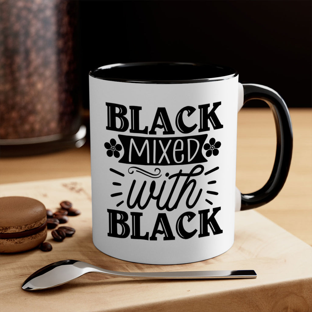 Black mixed with black Style 56#- Black women - Girls-Mug / Coffee Cup
