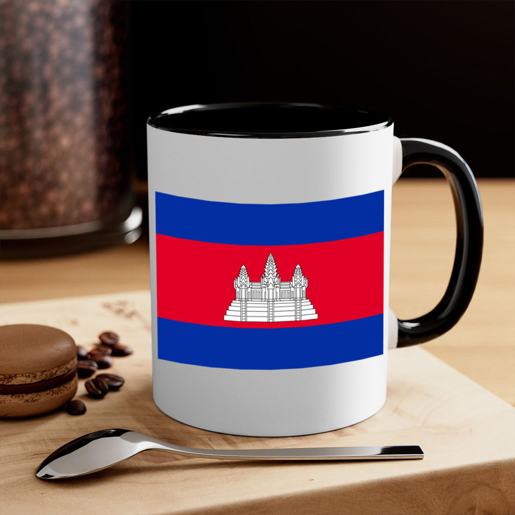 Cambodia 168#- world flag-Mug / Coffee Cup