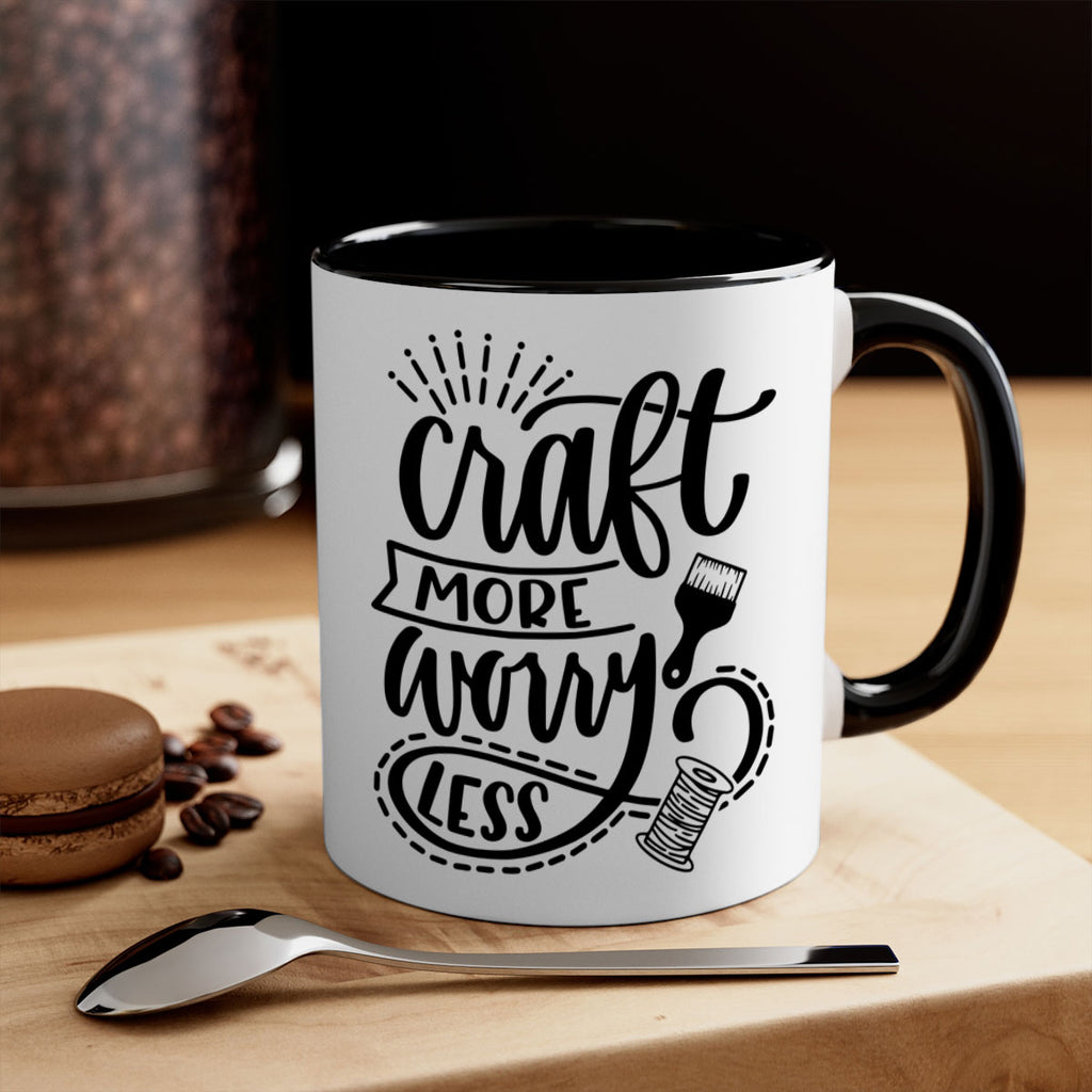 Craft More Worry Less 38#- crafting-Mug / Coffee Cup