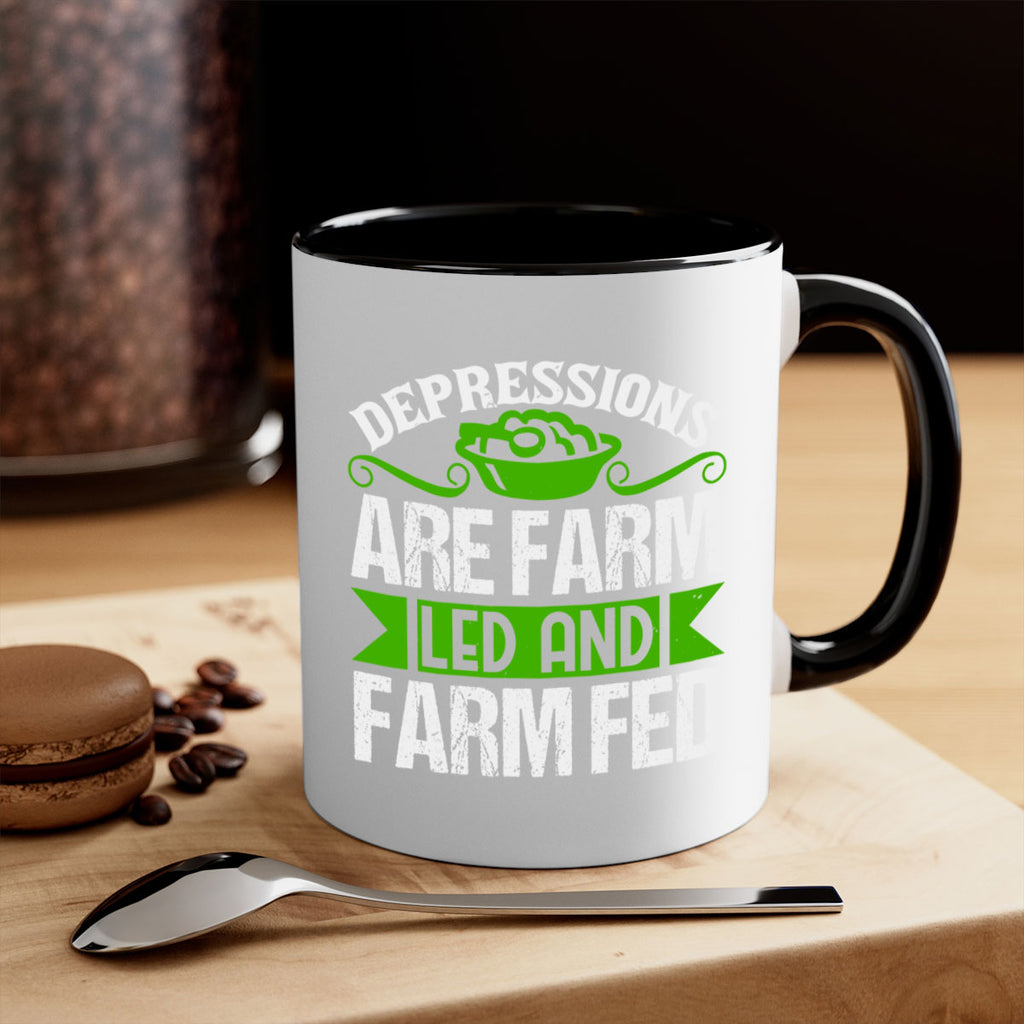 Depression are farm led and farmed 25#- Farm and garden-Mug / Coffee Cup